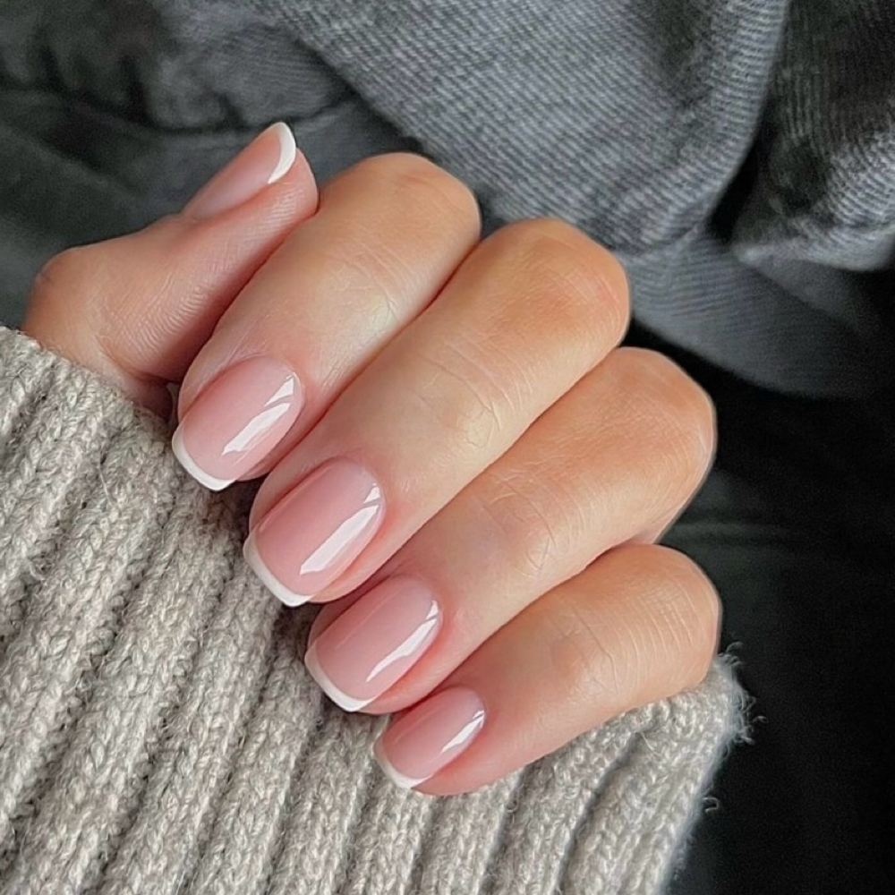 Short French Tips at Tip Me Pretty in Walnut Creek, CA