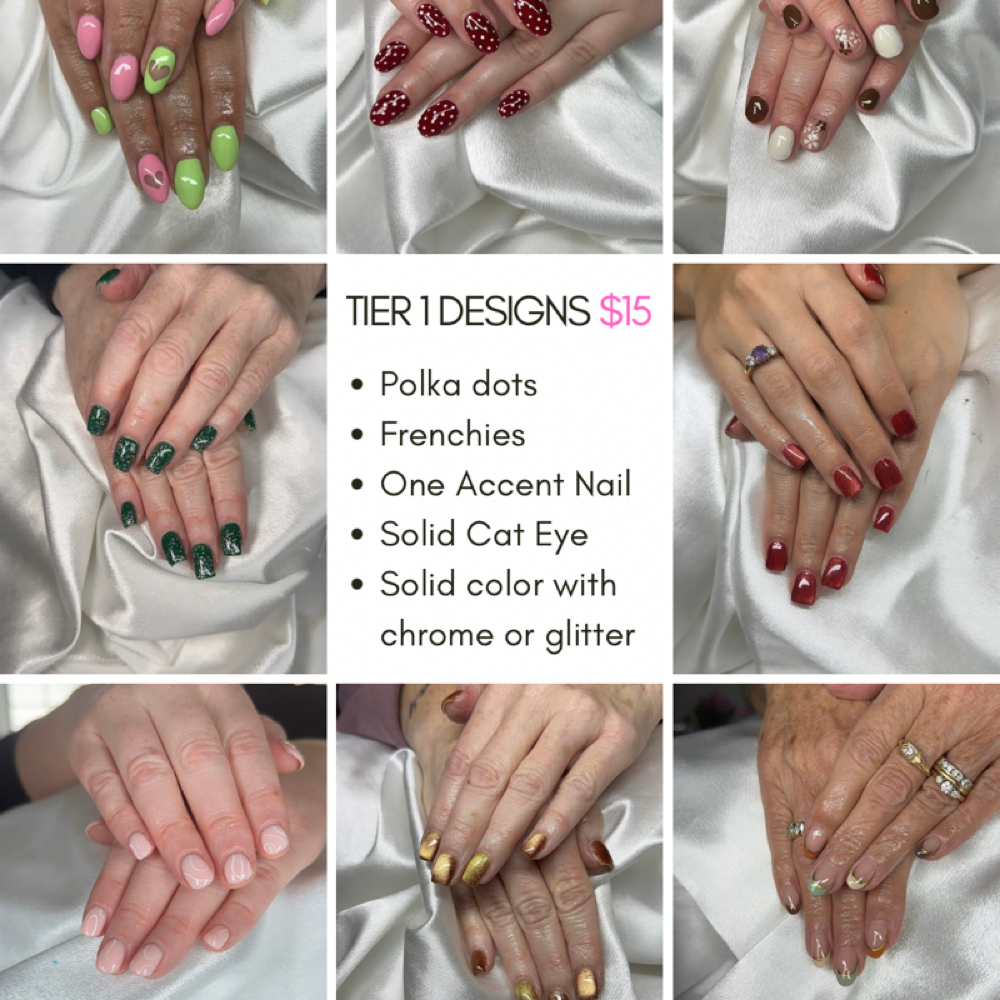 Tier 1 Design at Lunar Nails in Southampton, MA