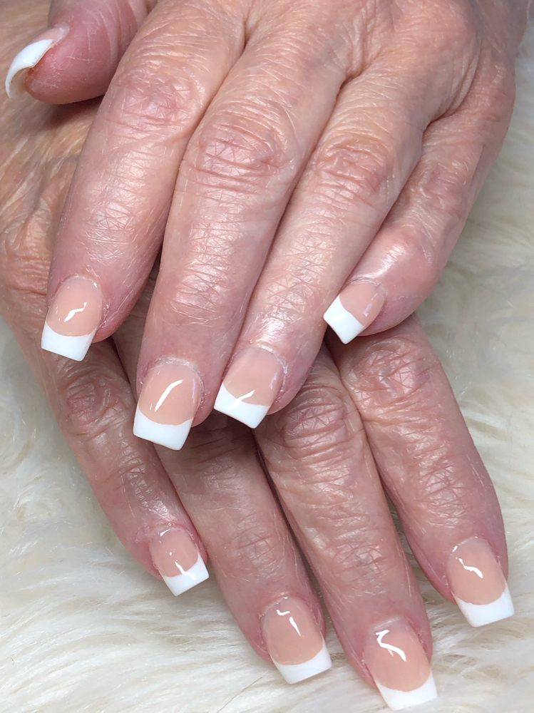 Builder Gel Nails Fill at White orchid nails in Bullhead City, AZ