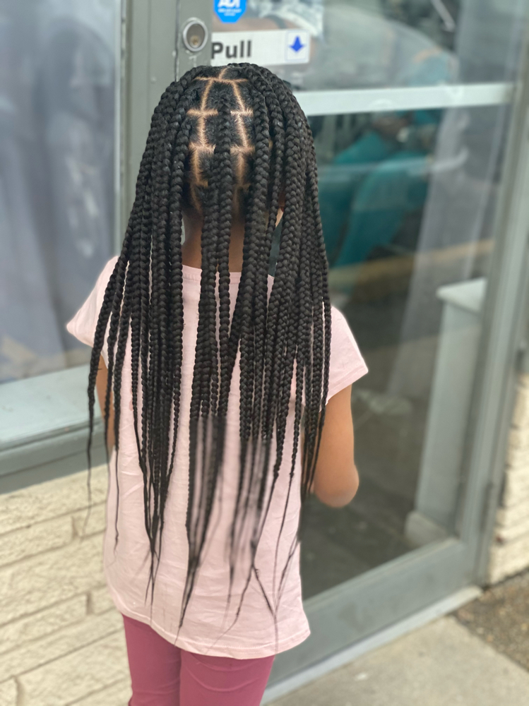 Kid Knotless Box Braids (Large)