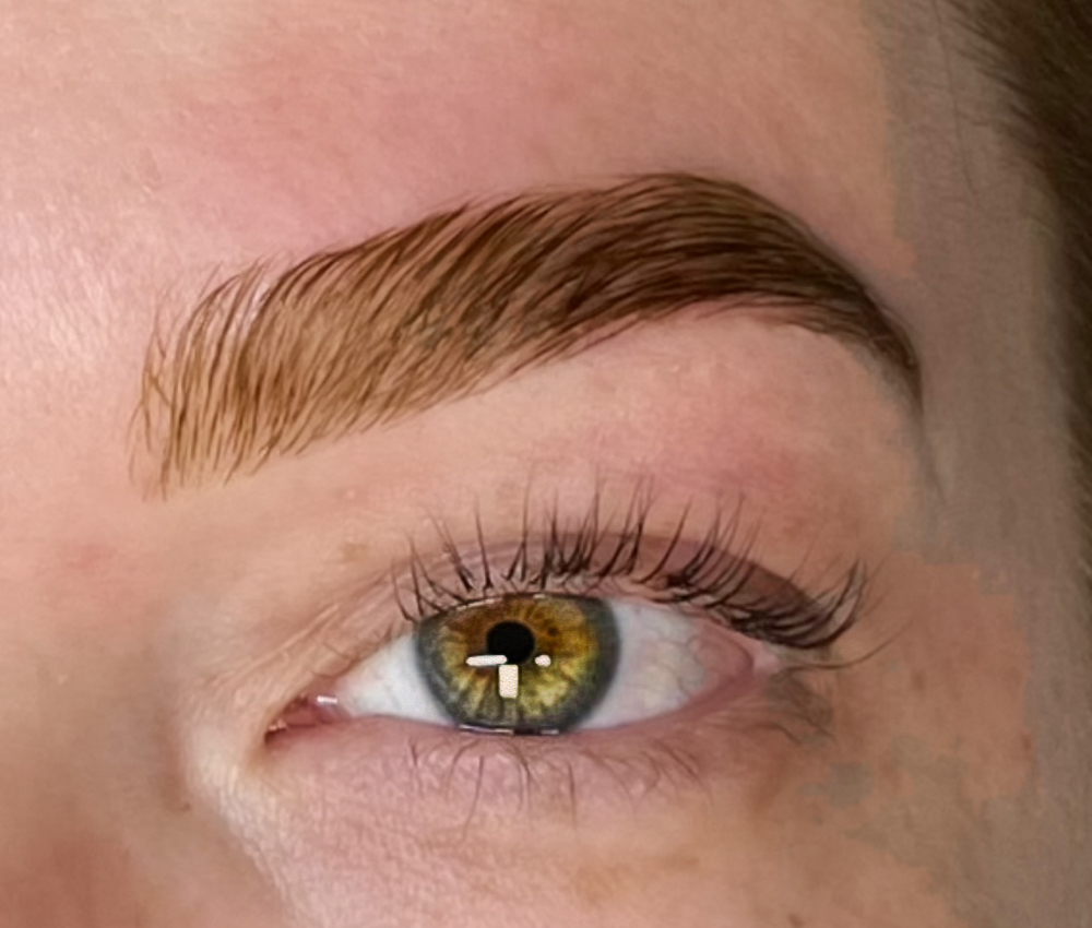 Brow Lamination With Tint
