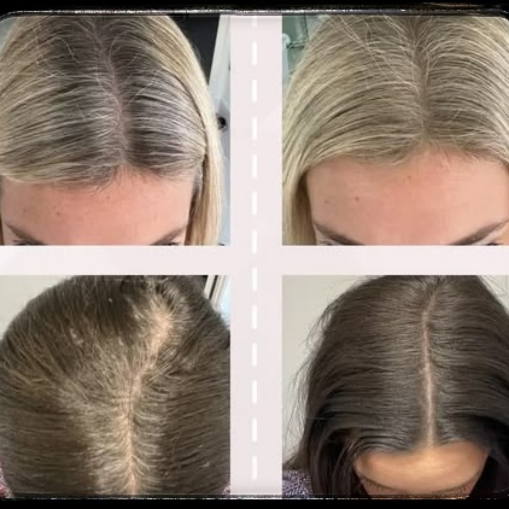 Grey Root Coverage at Jill Diederich, HAIR BY JILL in Evans, CO