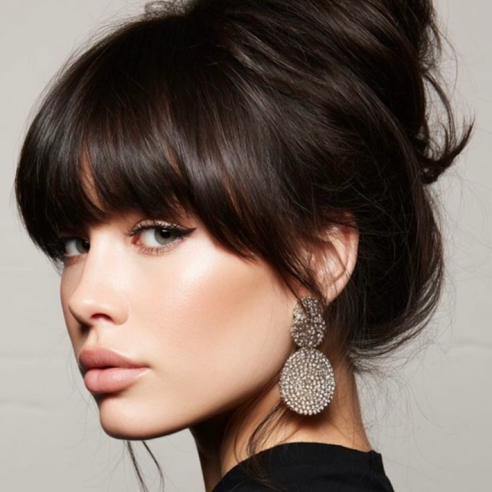 Layered Bangs at K Michelle & Co. Salon Services in Houston, TX