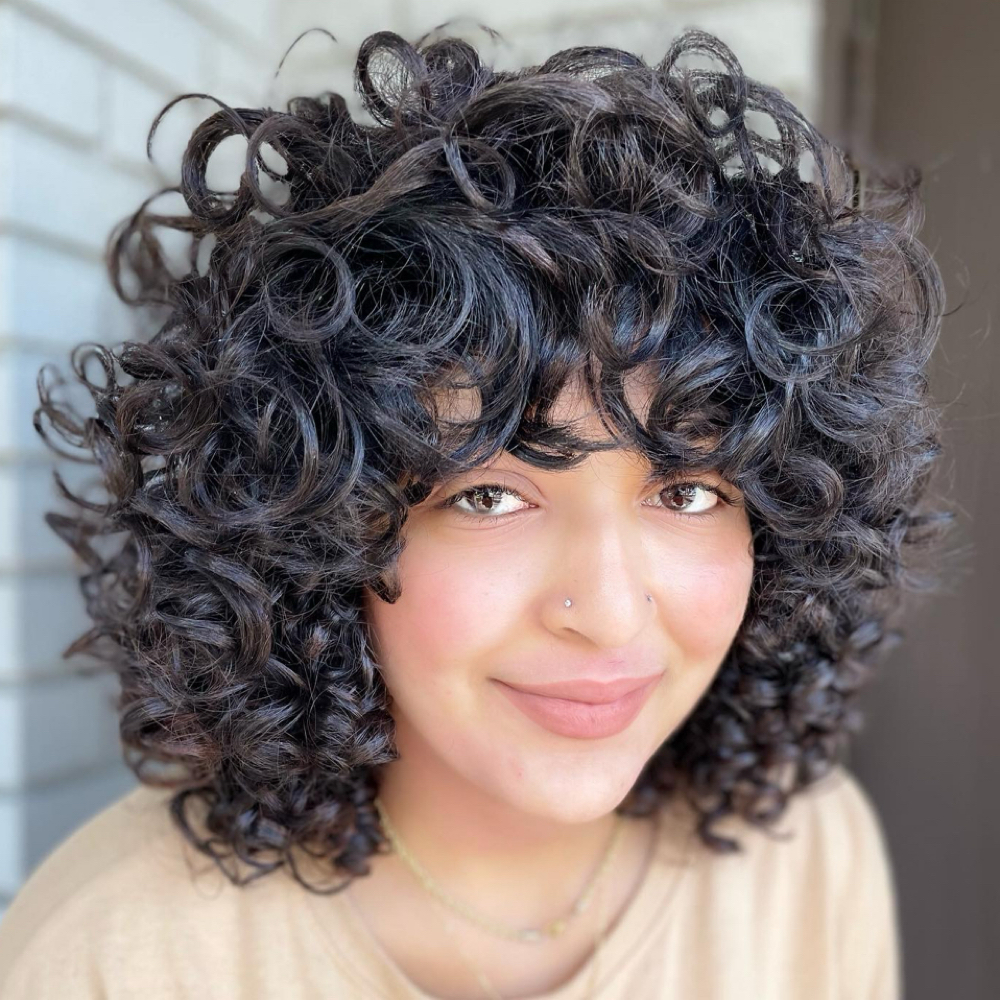 Curly Hair Style Set at Crescendo Beauty Lounge in Garwood, NJ