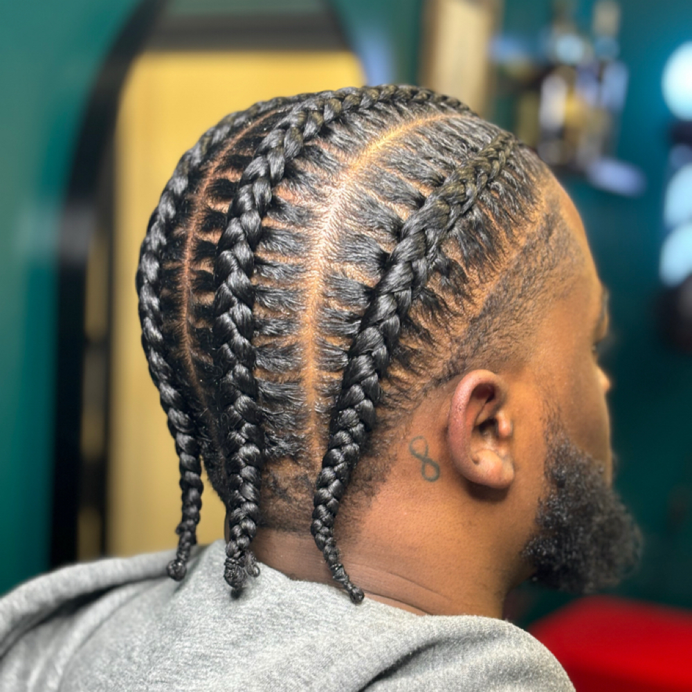 Classic Mens Braids FULL HEAD