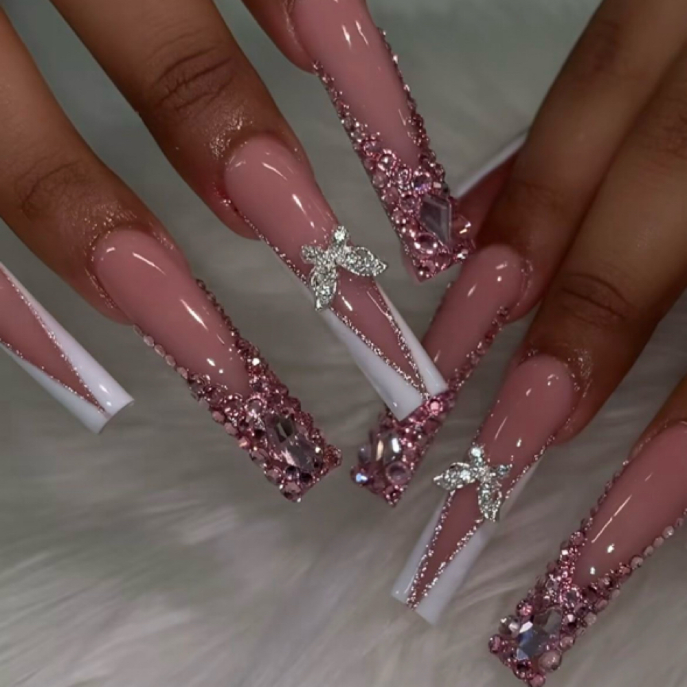 XXL Freestyle Fullset at Natis Nail Spa in San Marcos, TX