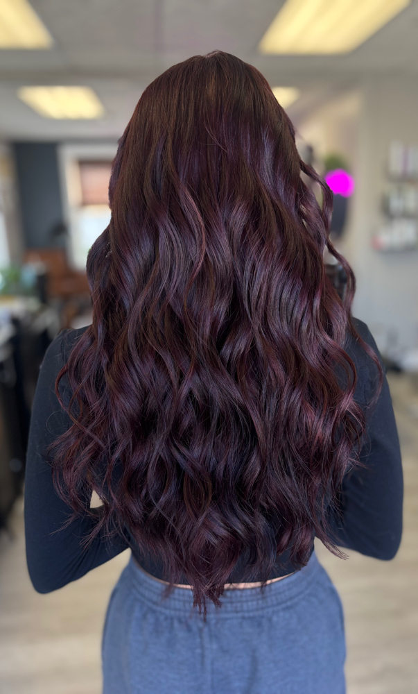 All Over Color With Haircut