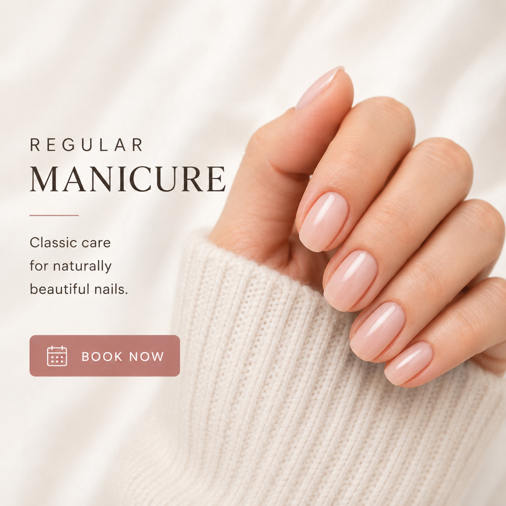 Regular manicure at Le Lani Nail Spa in Los Angeles, CA