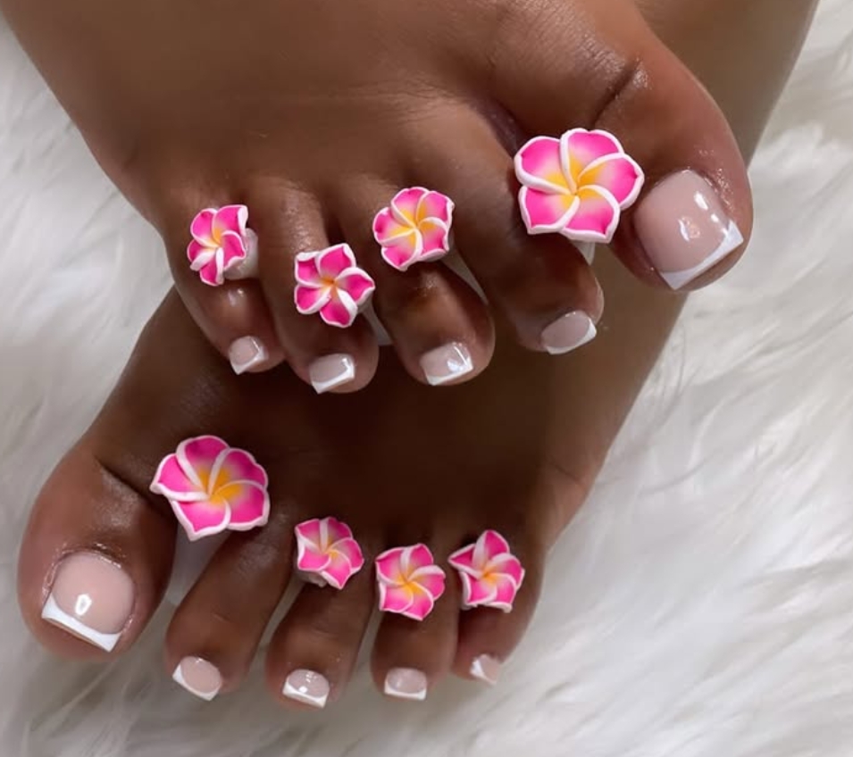 French Tip Design - Feet