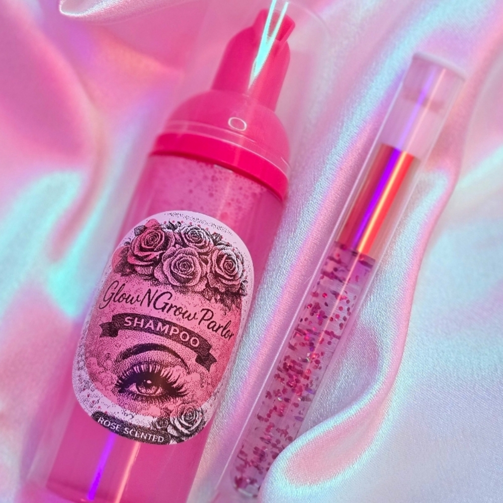 Lash shampoo at Glow & Grow Parlor in Rio Rico, AZ