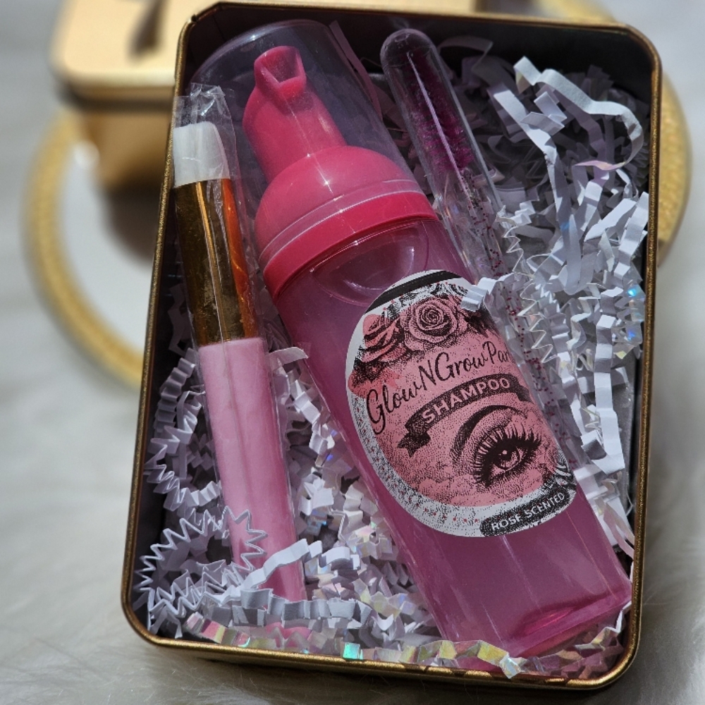 Lash shampoo at Glow & Grow Parlor in Rio Rico, AZ