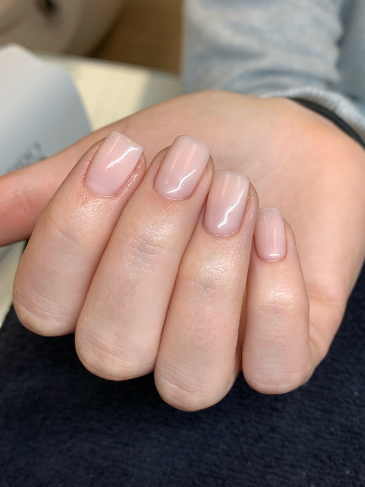 Gel Manicure- 1 Color, No Nail Art
