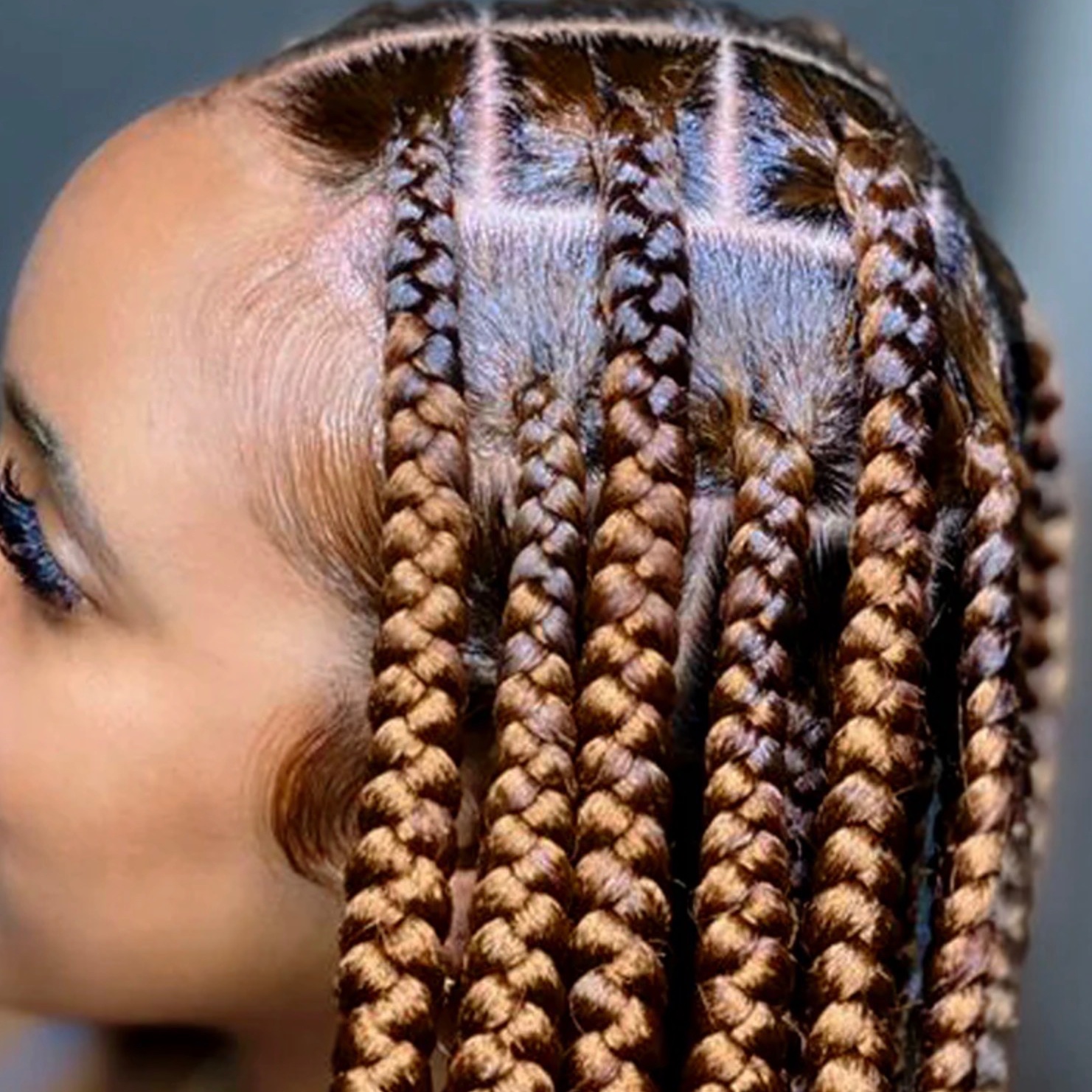 Knotless braids at Styled By Michelle in Tulsa, OK