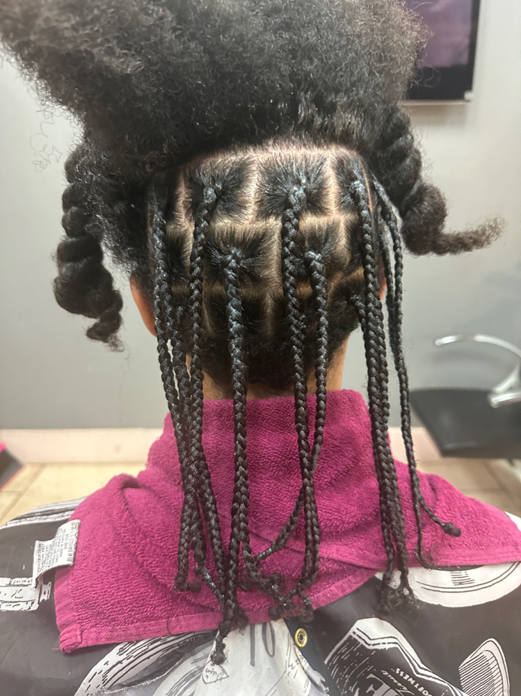 Men Single Box Braids