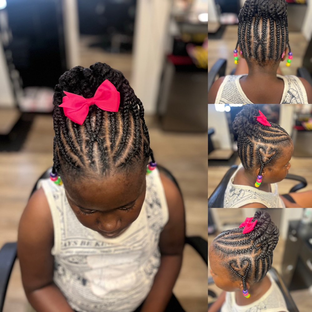 NH Kids Braided Style(no Ext)5-12 at Natural Iz Me in Fredriksted, VI