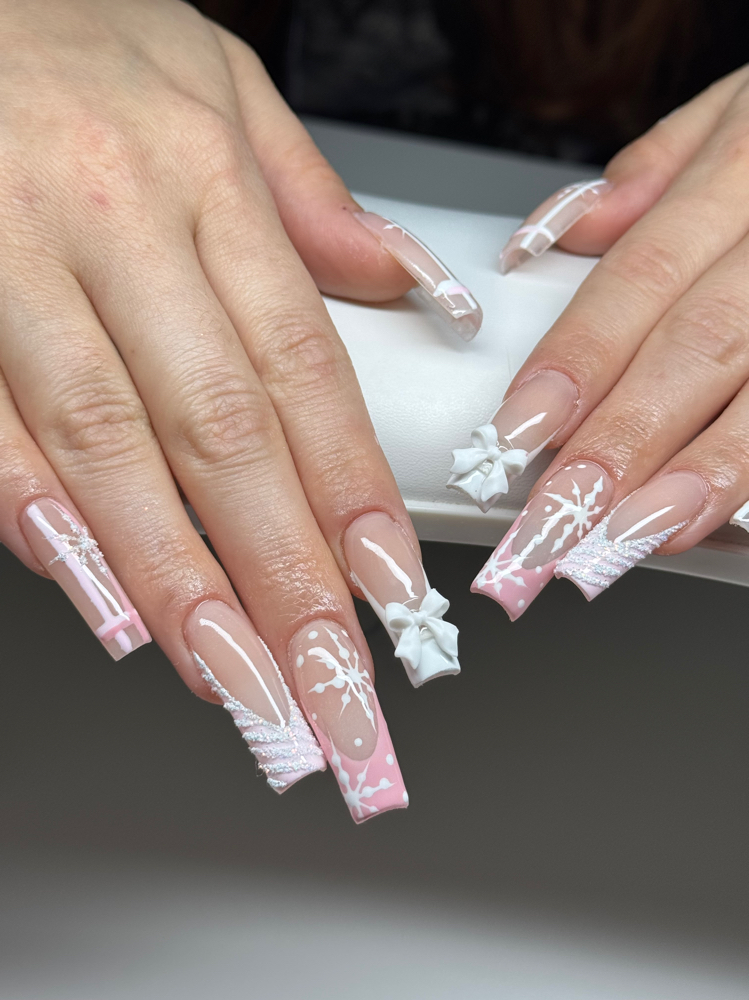 Long Acrylic Full Set