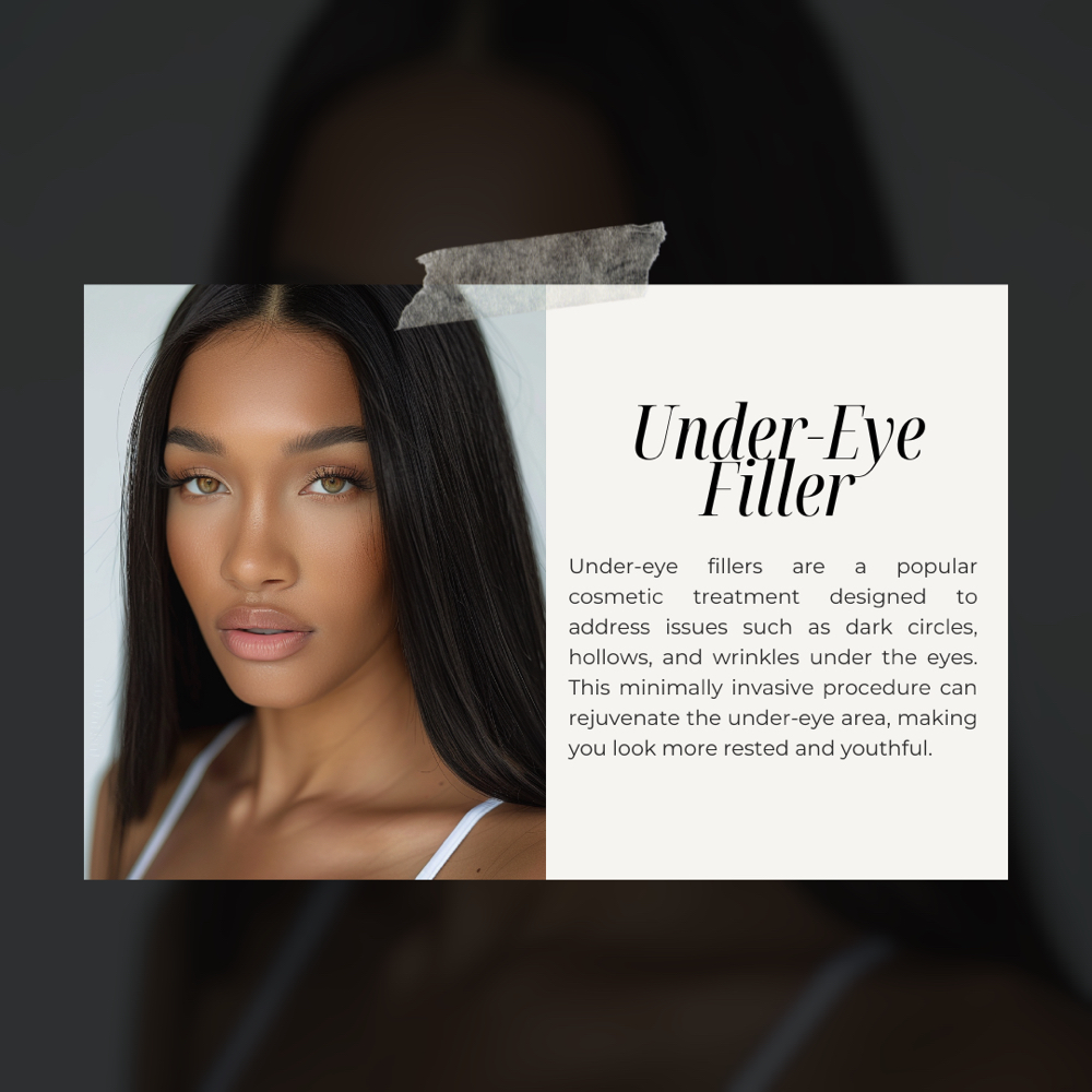 under eye filler at Injector Lucia in San Juan, TX