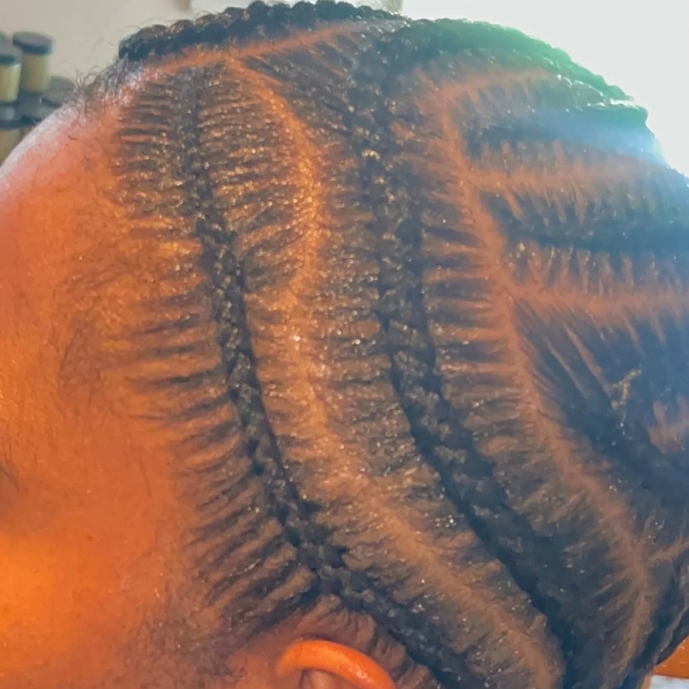 Men's Stitch Braids at Ms K Hair Braiding in Cincinnati, OH