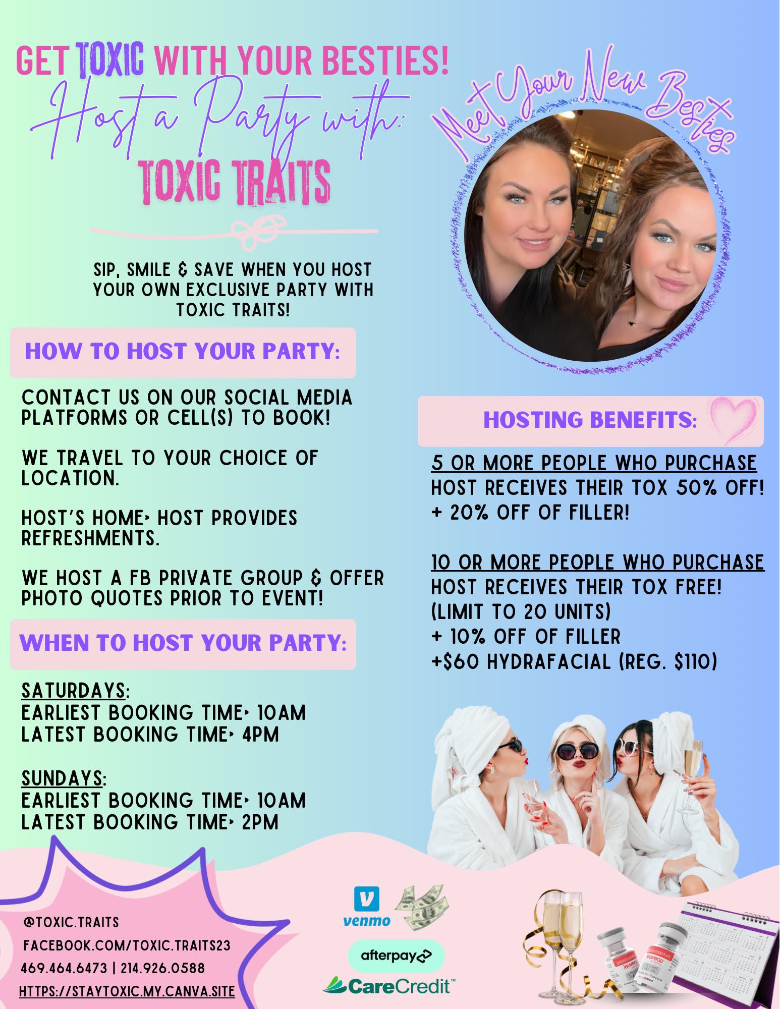 Host a Party with TOXic Traits