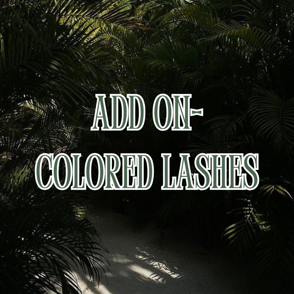 ADD ON—COLORED LASHES at SkinxHim Aesthetics in Athens, TX