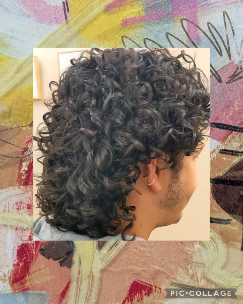 Men/Women Short Curly Haircut