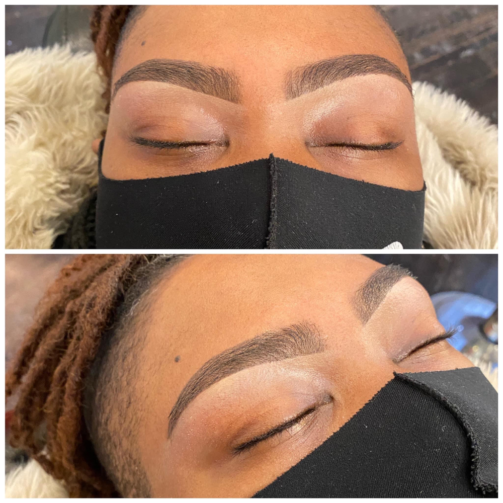 Brow Thread & Fill w/ pencil