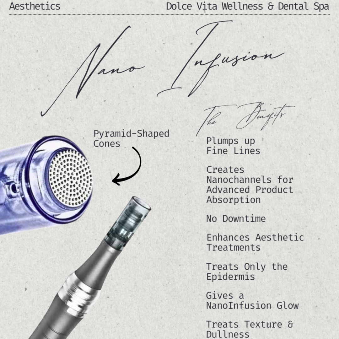 NanoInfusion Add-On Only at Dolće Vita Wellness & Dental Spa in San Angelo, TX