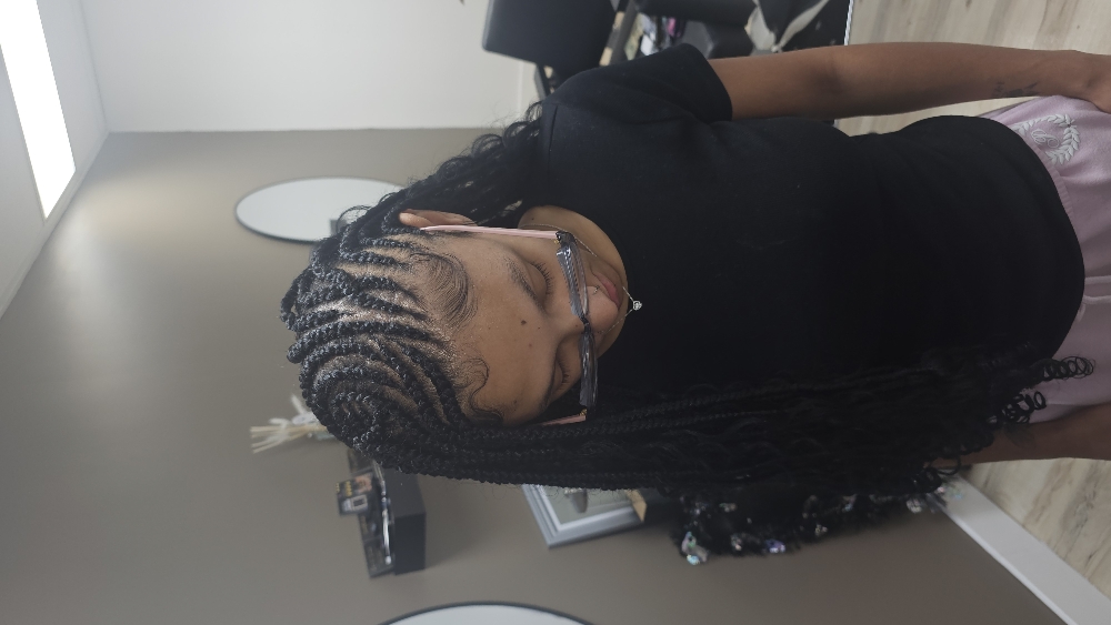 Fulani Scalp Braids Freestyled