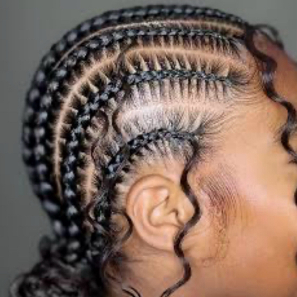 8 Boho Cornrows at Braids By Lasting Beauty in Happy Valley, OR