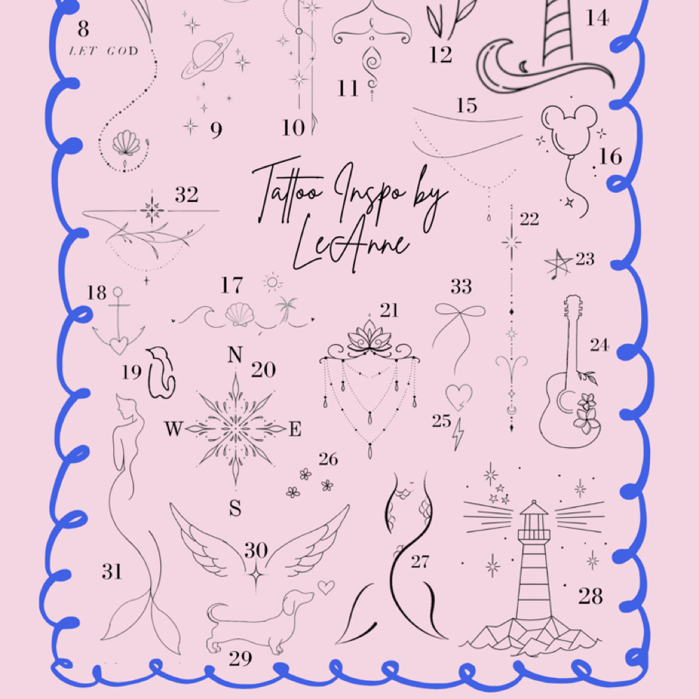 Tattoo Inspo at PuraVita LLC in Sumrall, MS
