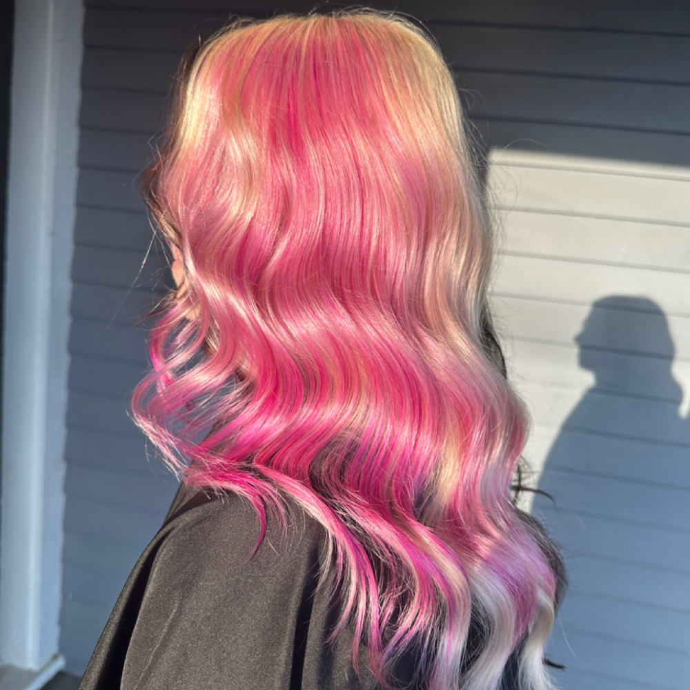 Vivid Color Double Process at Ravyn Just Hairstylist in New Albany, IN