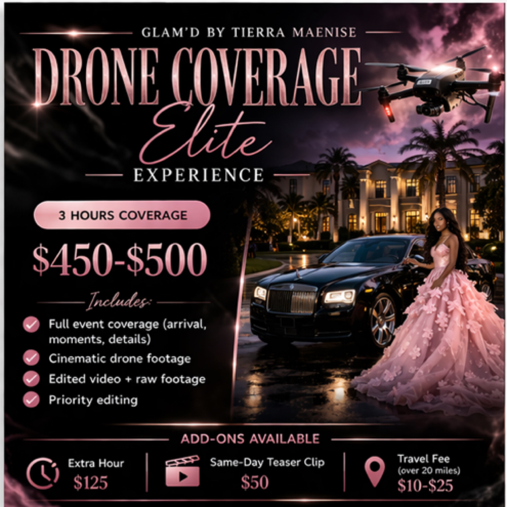 Elite Experience (3 Hours) at Glam’d By Tierra Maenise in Kelford, NC