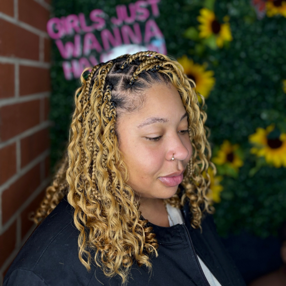 Knotless Bob at Glammed By Lexx in Hickory, NC