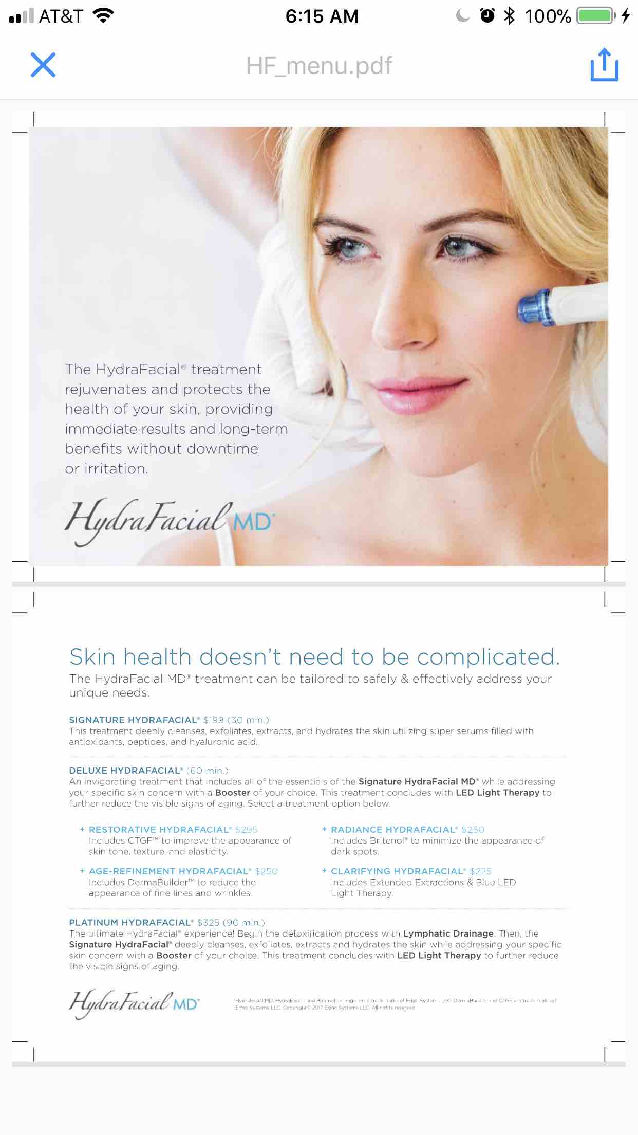 Deluxe Hydrafacial
