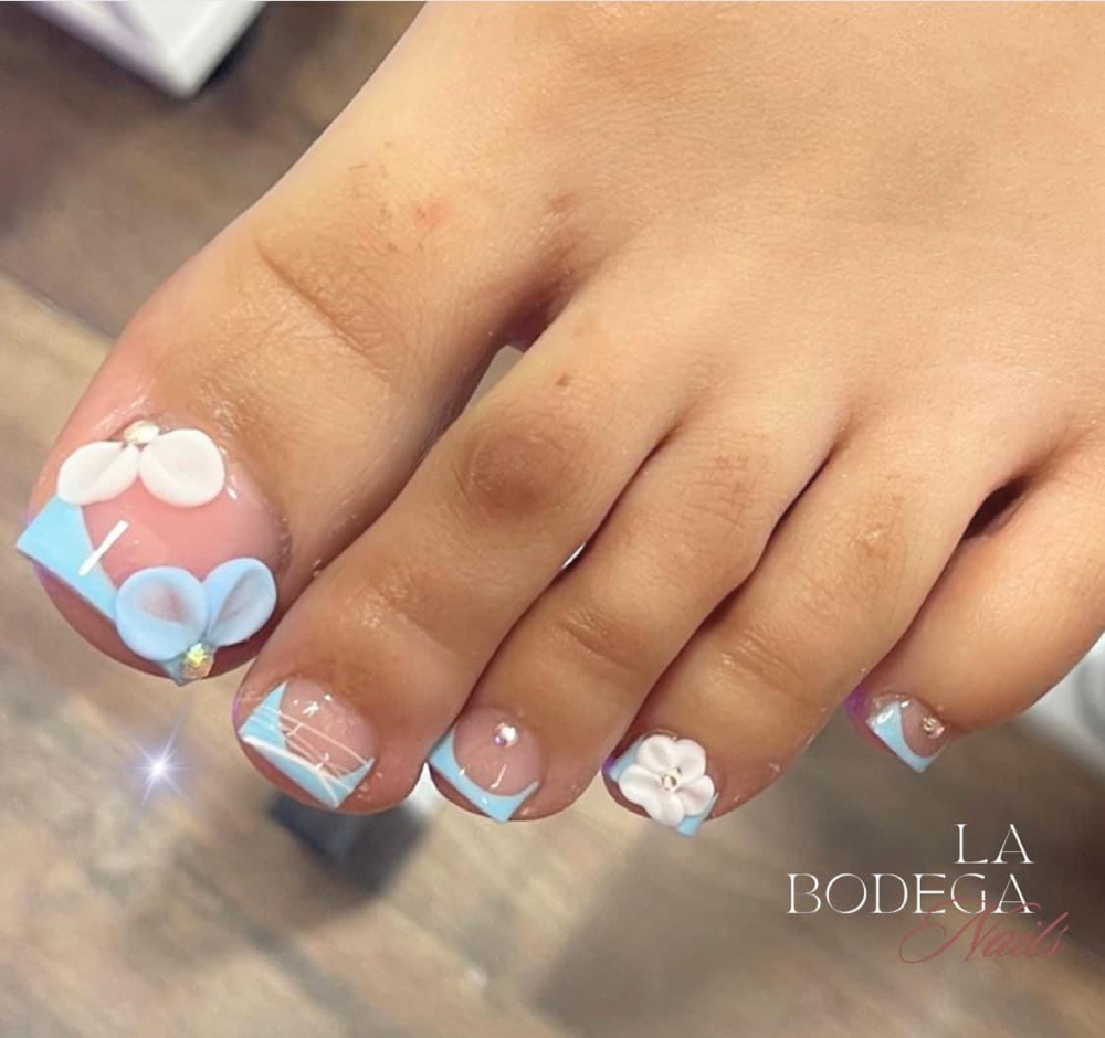 Acrylic Toes & Frenchtips at LabodegabeautybarLLC in Amherst, OH