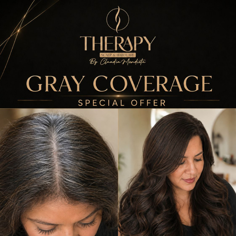 Root Touch-Up at Therapy Scalp & Hair Care in Oceanside, NY