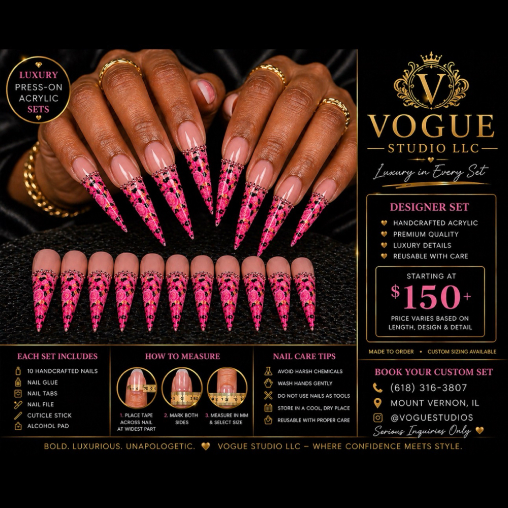 Acrylic Nails at Vogue Studio LLC in Mount Vernon, IL