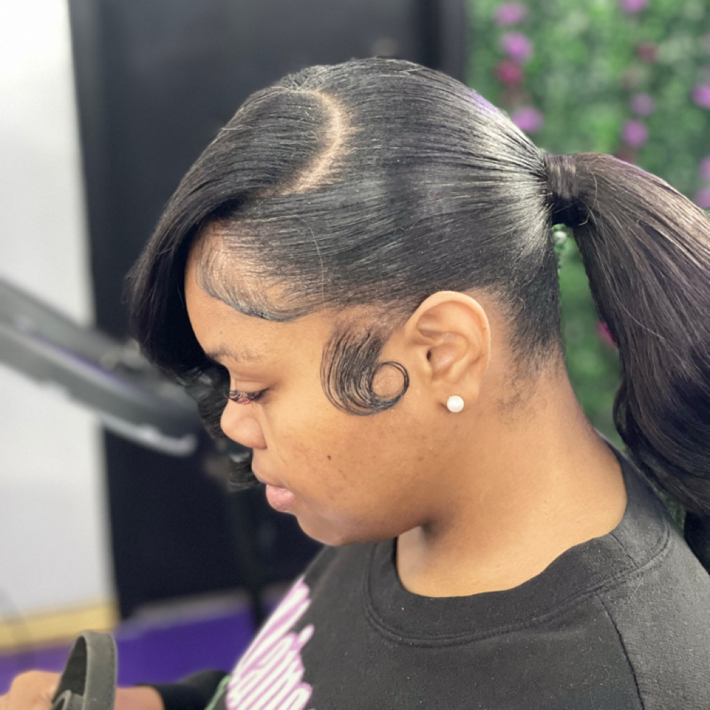 Barbie Ponytail at Audacity beauty parlor in Reno, NV