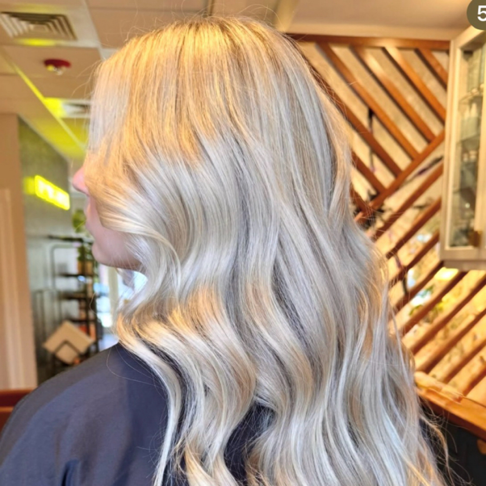 Full Custom Lightening at influx salon in Merrimac, MA