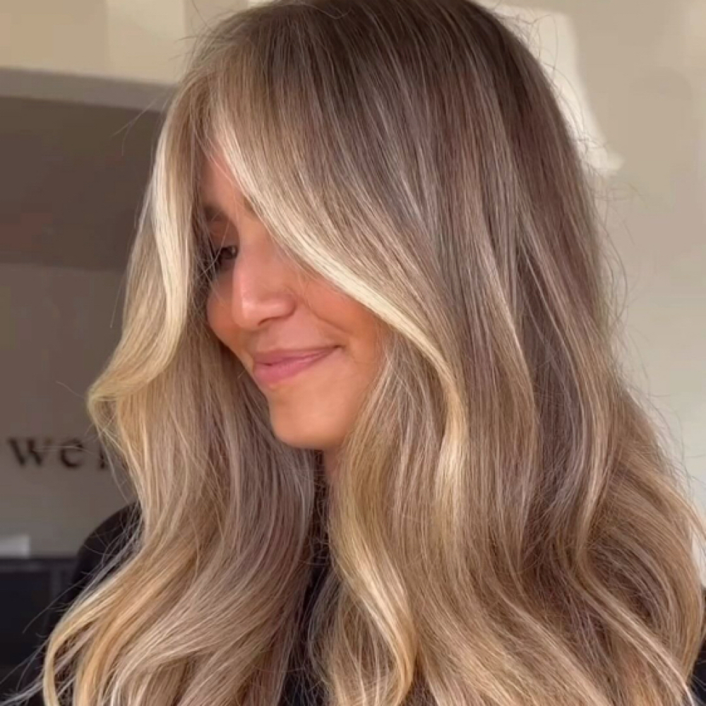Teddy Bear Blonde at Volume One Hair Studio in Hampden, ME