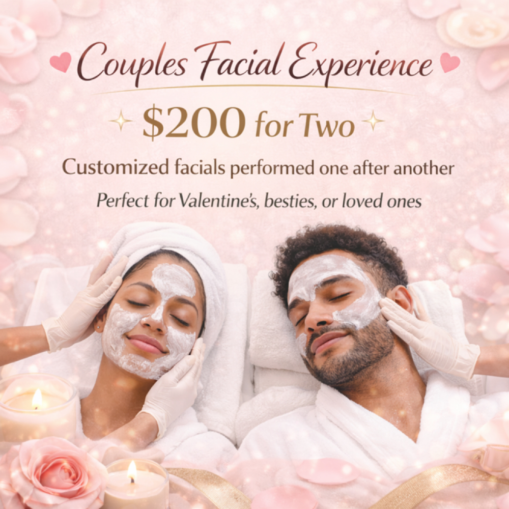 Couples Facial- Valentines Special at Flawless By Fabiola in Baldwin, NY