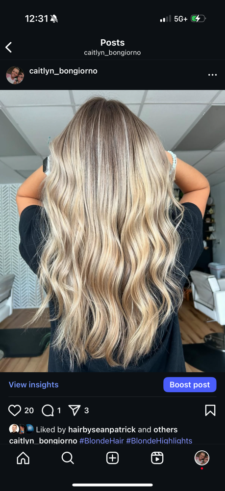 Full Blonding / Babylight at Caitlyn Bongiorno in Middle River, MD