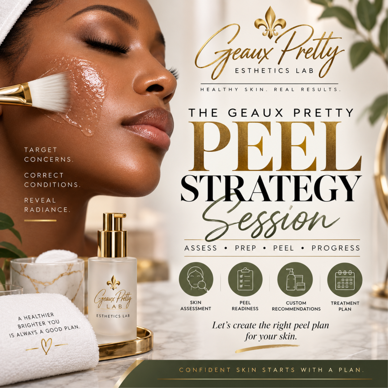 Geaux Pretty Peel Strategy Session at Geaux Pretty Esthetics Lab in Montgomery, AL