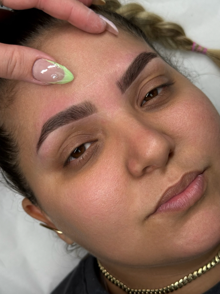 Brow Shaping with Tint at D’Angels Studio in Kenneth City, FL