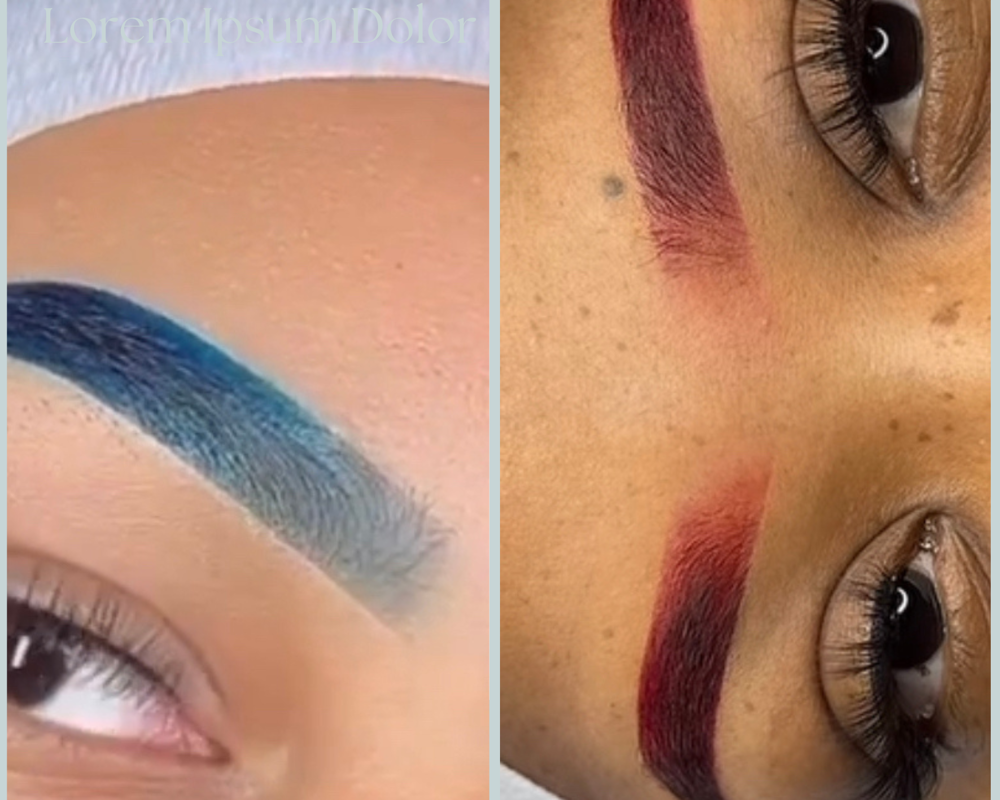 Colored Hybrid Brow Stain And Wax