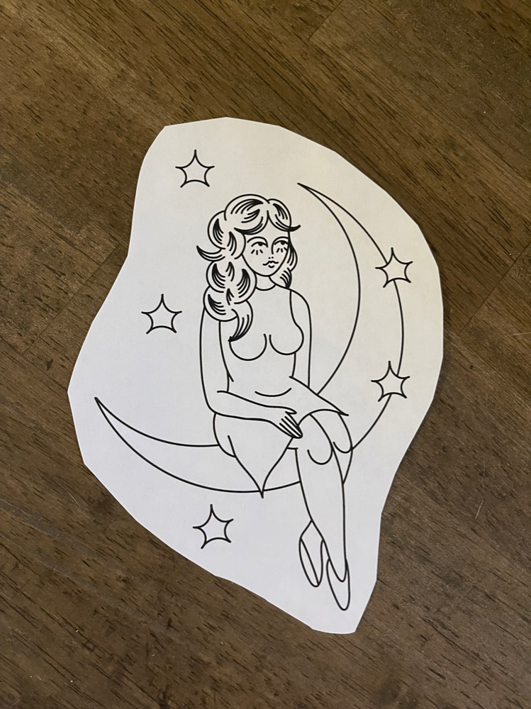 Percy Waters Moon Lady