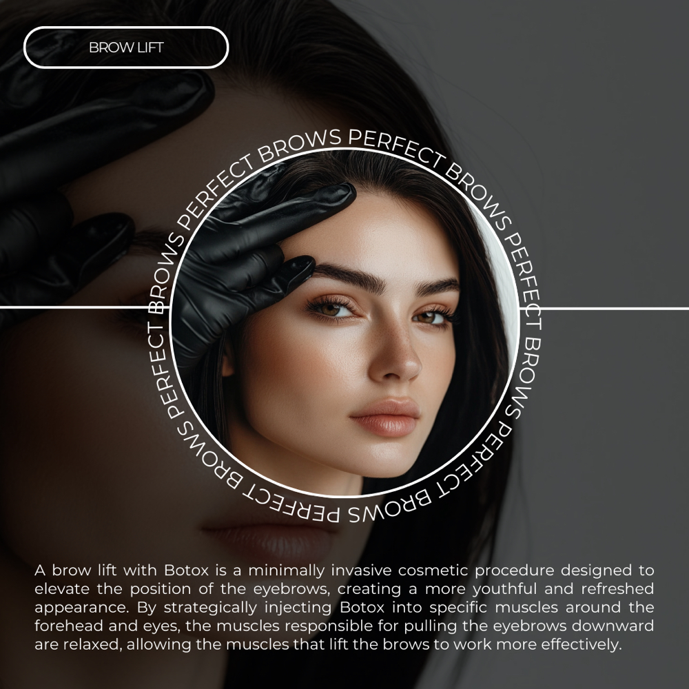 Botox brow lift at Injector Lucia in San Juan, TX