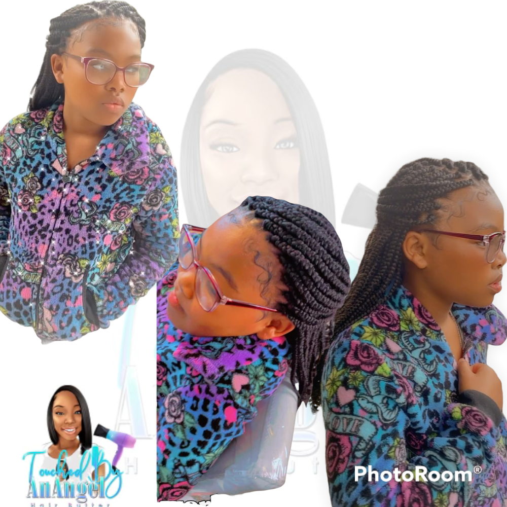 Small Traditional Box Plaits