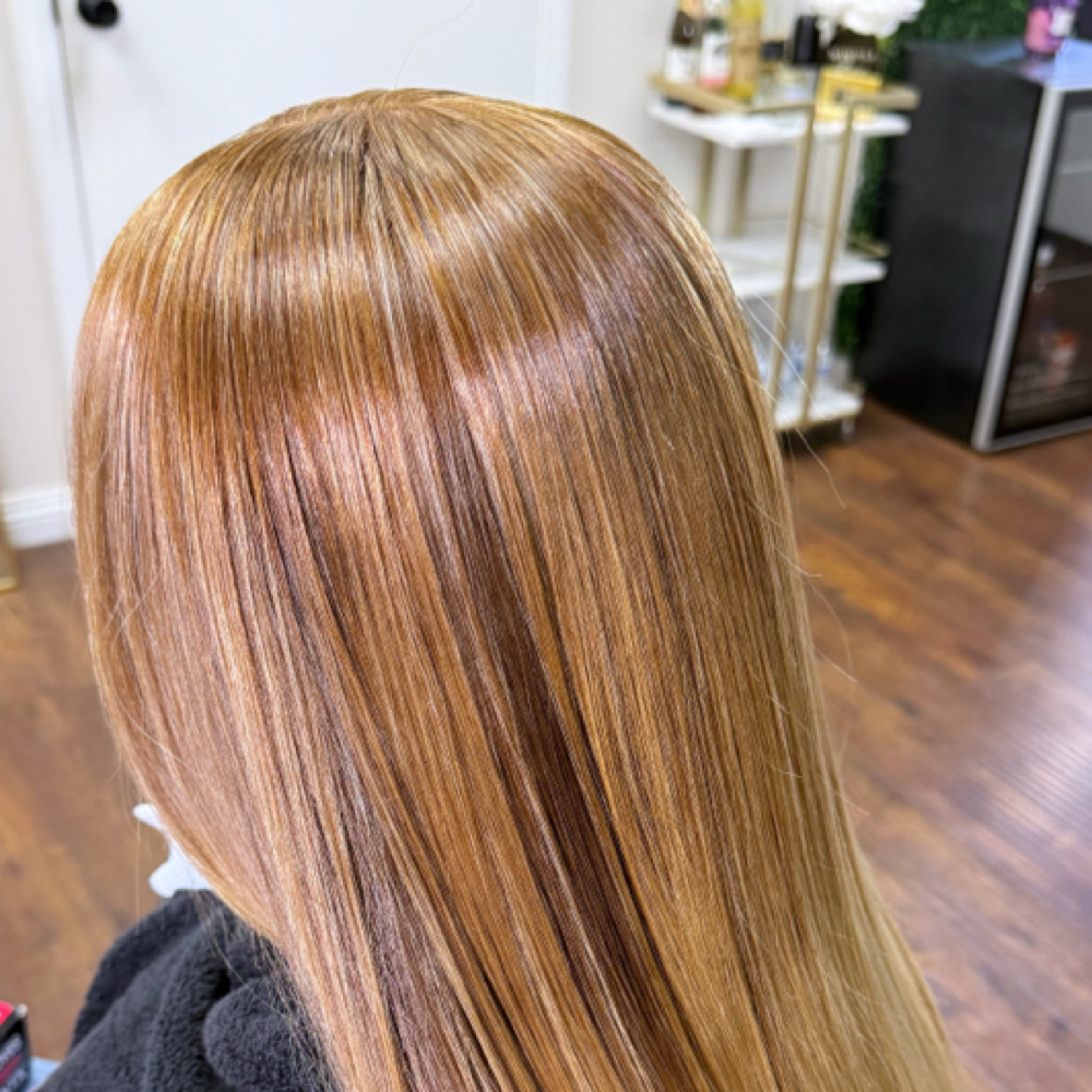 Roots touch up Color. at Xiomara Ramirez Beauty in Chula Vista, CA