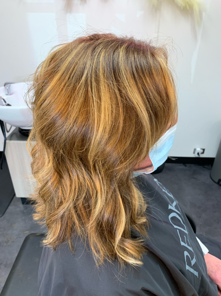 Partial Foil, Haircut and Blowdry